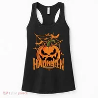 Halloween Spooky Pumpkin Women's Tank Top thumb 0