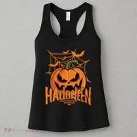 Halloween Spooky Pumpkin Women's Tank Top thumb 3