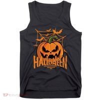 Halloween Spooky Pumpkin Tank Top thumb 0