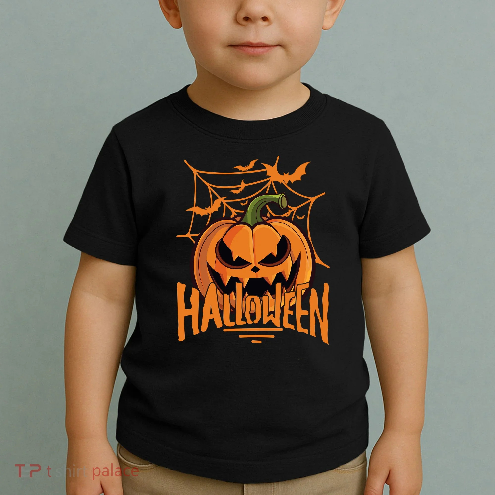 Halloween Spooky Pumpkin Toddler T-Shirt