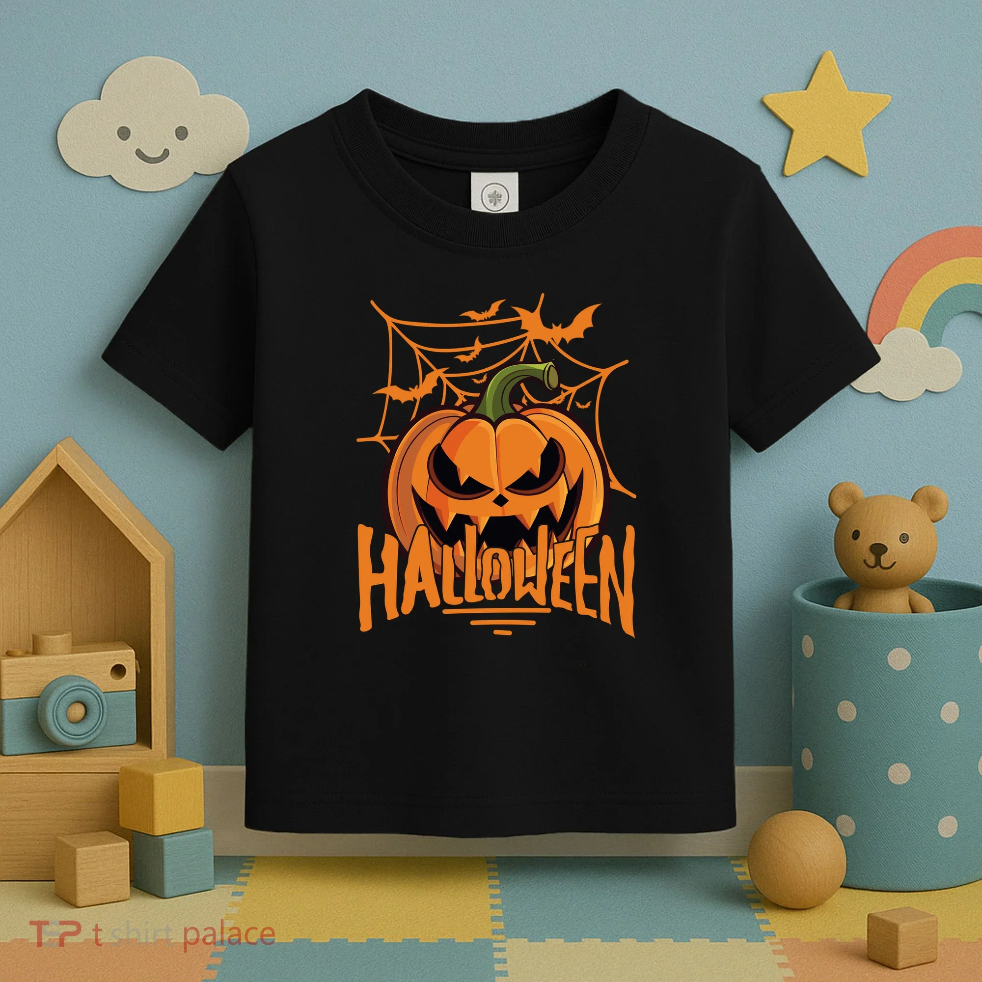 Halloween Spooky Pumpkin Toddler T-Shirt