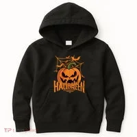 Halloween Spooky Pumpkin Kids Hoodie thumb 0