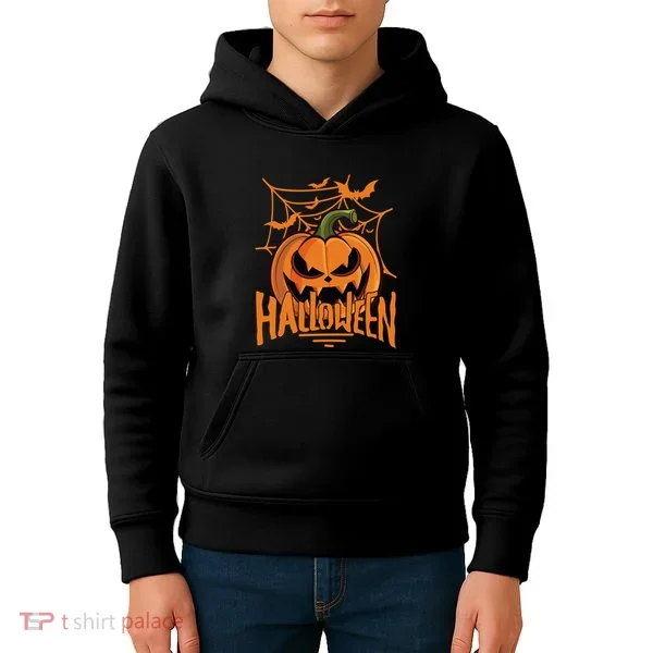 Halloween Spooky Pumpkin Kids Hoodie