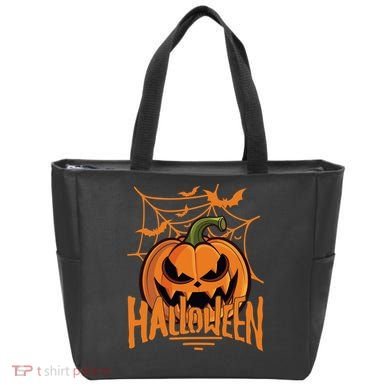 Halloween Spooky Pumpkin Tote Bag