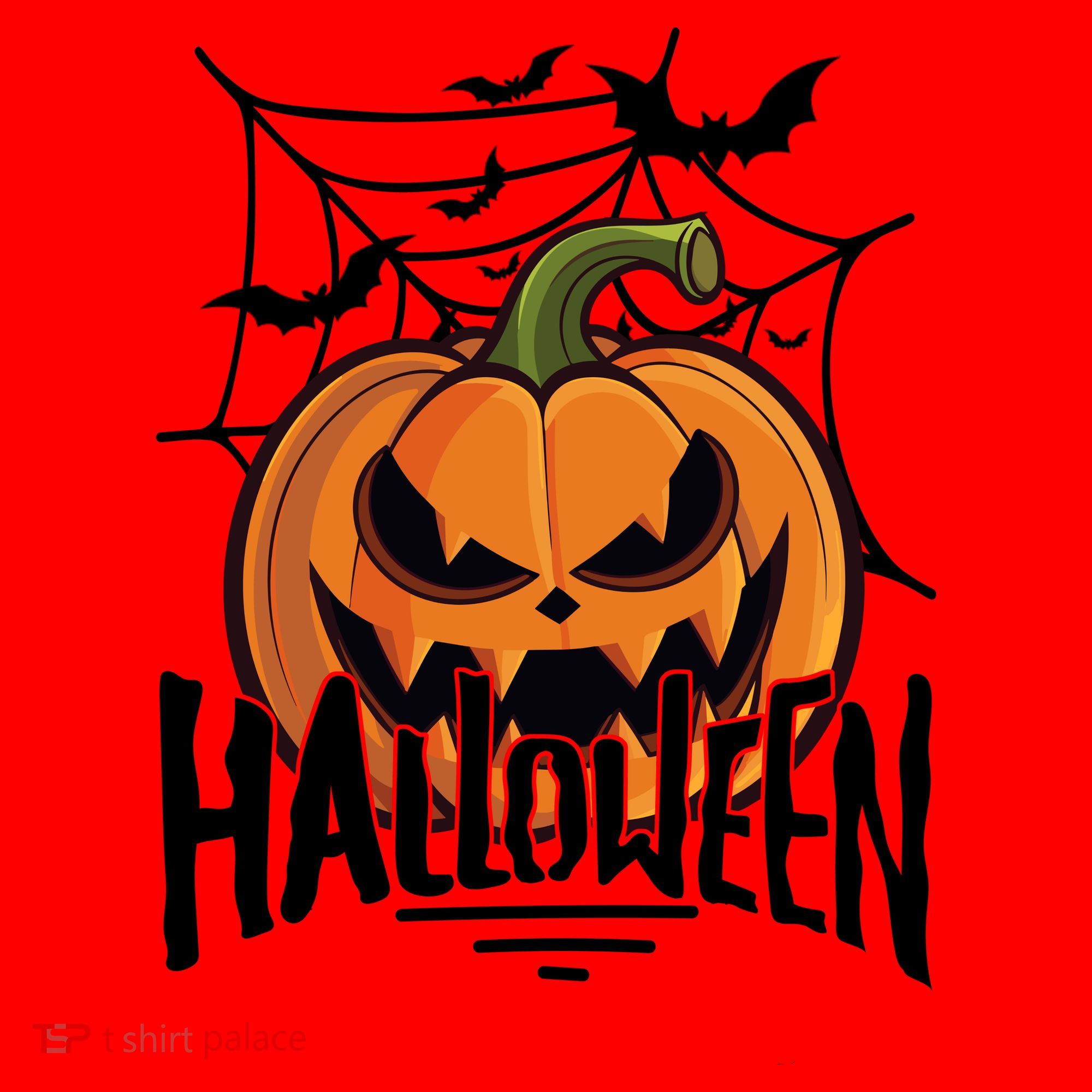 Halloween Spooky Pumpkin Santa Hat