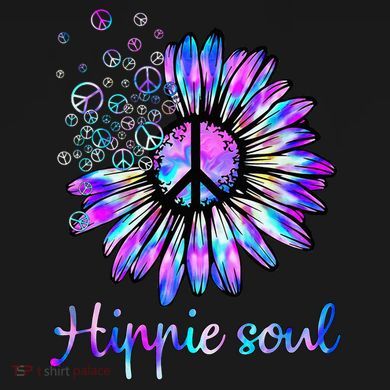 Hippie Soul Psychedelic Daisy Peace Sign Women's Hoodie