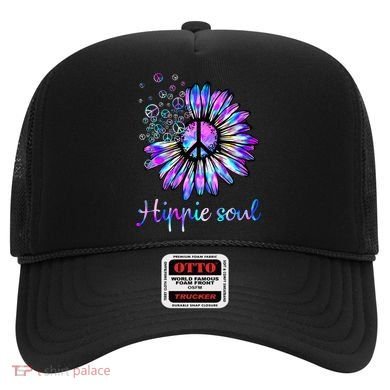 Hippie Soul Psychedelic Daisy Peace Sign Hat