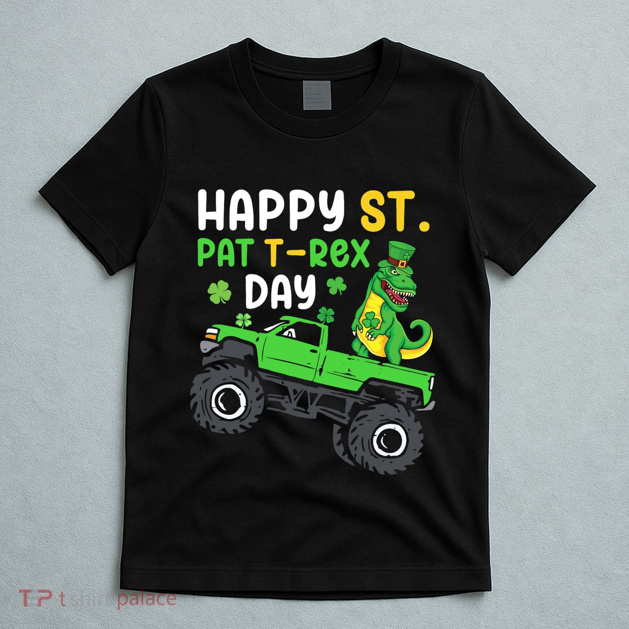 Happy St Pat T Rex Day Boy St Patrick's Day T Rex T-Shirt