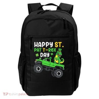 Happy St Pat T Rex Day Boy St Patrick's Day T Rex Backpack