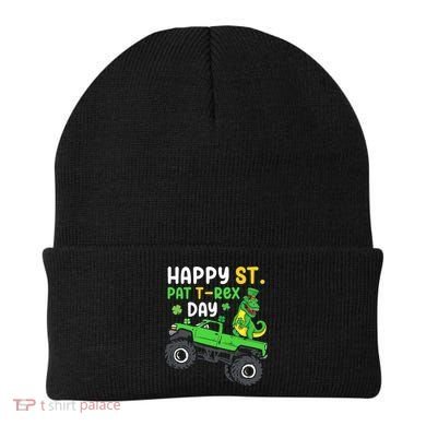 Happy St Pat T Rex Day Boy St Patrick's Day T Rex Beanie