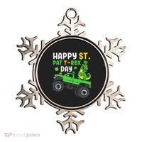 Happy St Pat T Rex Day Boy St Patrick's Day T Rex Ornament thumb 0