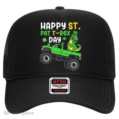 Happy St Pat T Rex Day Boy St Patrick's Day T Rex Hat