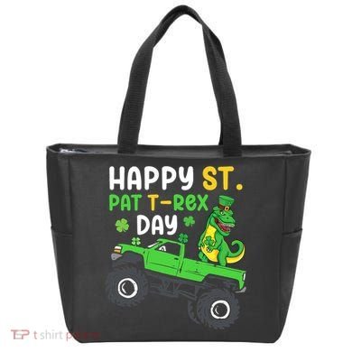 Happy St Pat T Rex Day Boy St Patrick's Day T Rex Tote Bag