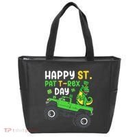 Happy St Pat T Rex Day Boy St Patrick's Day T Rex Tote Bag thumb 0