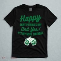 Happy Saint Patrick's Day, Funny 50th Birthday Party Gift T-Shirt thumb 5