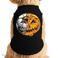 Halloween Soccer Player Pumpkin Skeleton Doggie Tank thumb 0