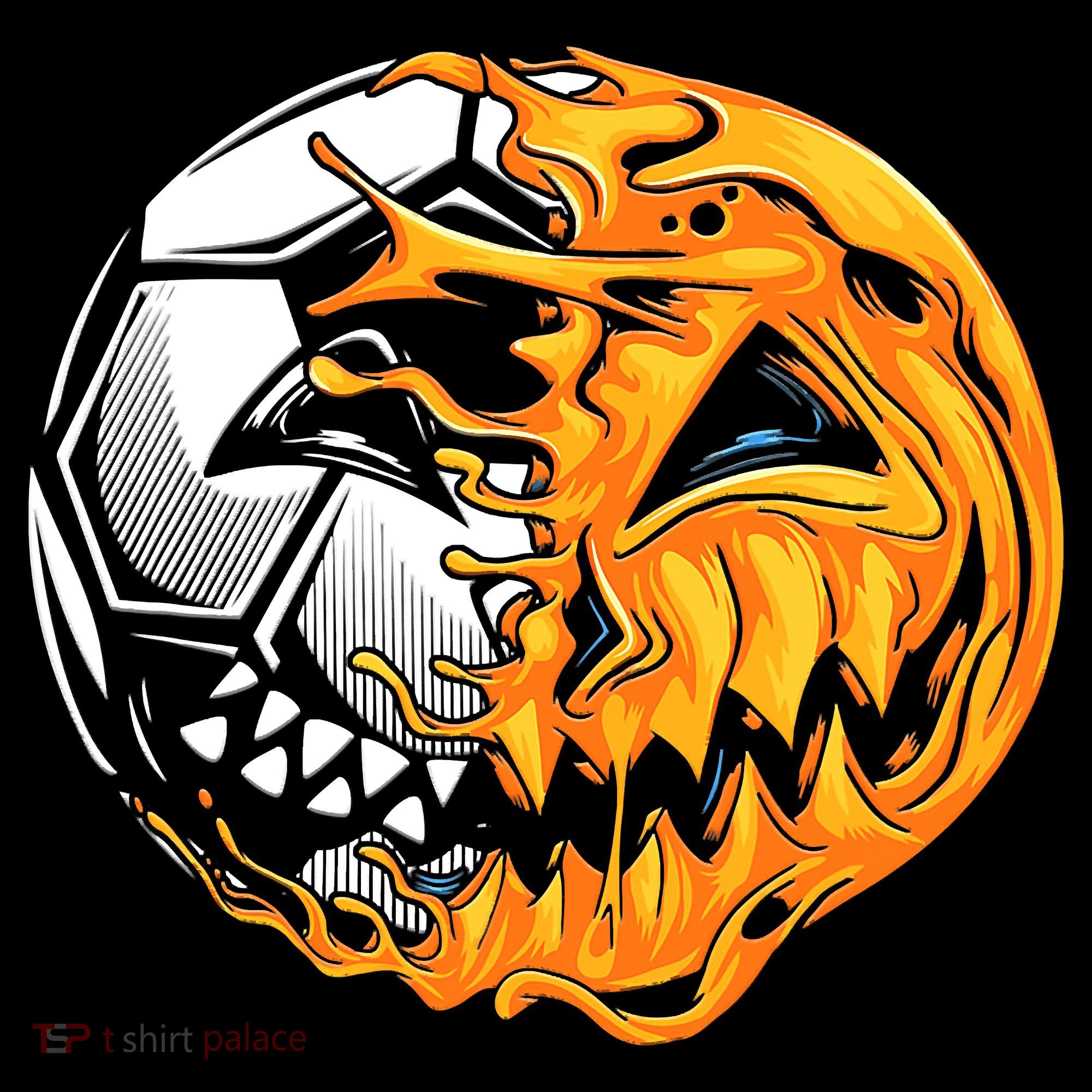 Halloween Soccer Player Pumpkin Skeleton Toddler T-Shirt