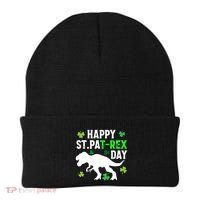 Happy St Pat Rex Day Irish Shamrocks Patricks Boy Gifts Beanie thumb 0