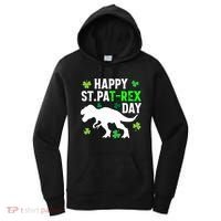 Happy St Pat Rex Day Irish Shamrocks Patricks Boy Gifts Women's Hoodie thumb 0
