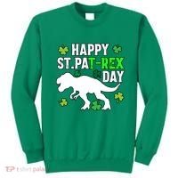 Happy St Pat Rex Day Irish Shamrocks Patricks Boy Gifts Sweatshirt thumb 0
