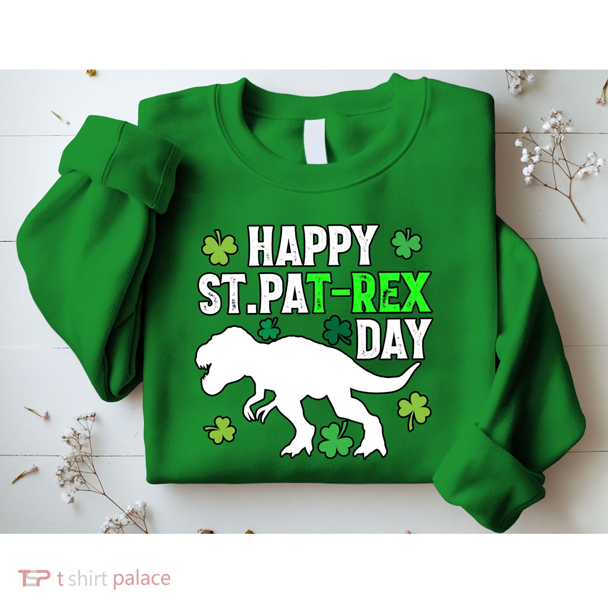 Happy St Pat Rex Day Irish Shamrocks Patricks Boy Gifts Sweatshirt