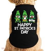 Happy St Patricks Day, St Paddys Day, Funny St Pattys Day Gnomes Doggie Tank thumb 0