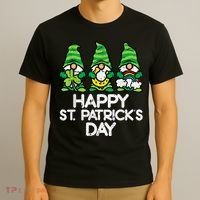 Happy St Patricks Day, St Paddys Day, Funny St Pattys Day Gnomes T-Shirt thumb 3
