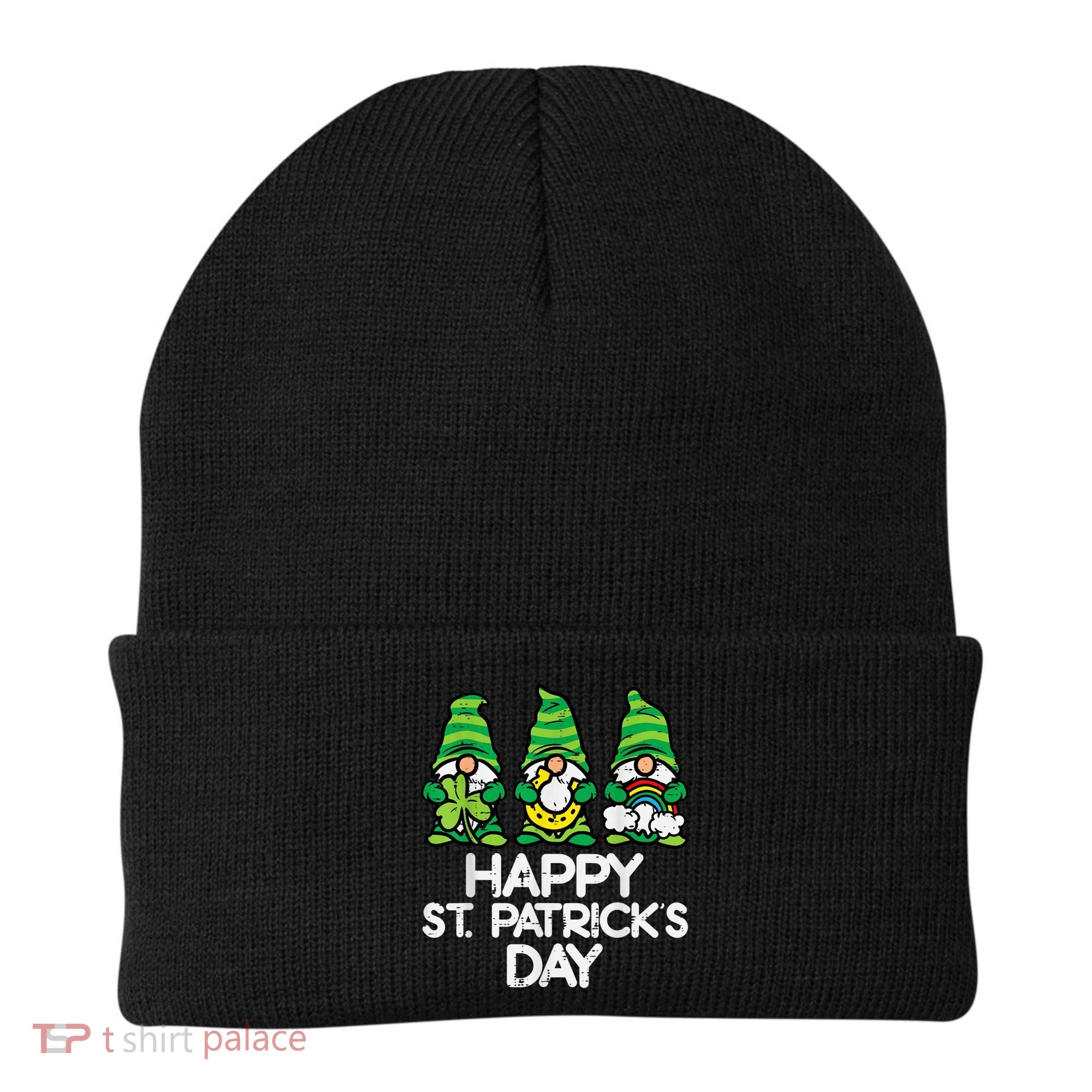 Happy St Patricks Day, St Paddys Day, Funny St Pattys Day Gnomes Beanie
