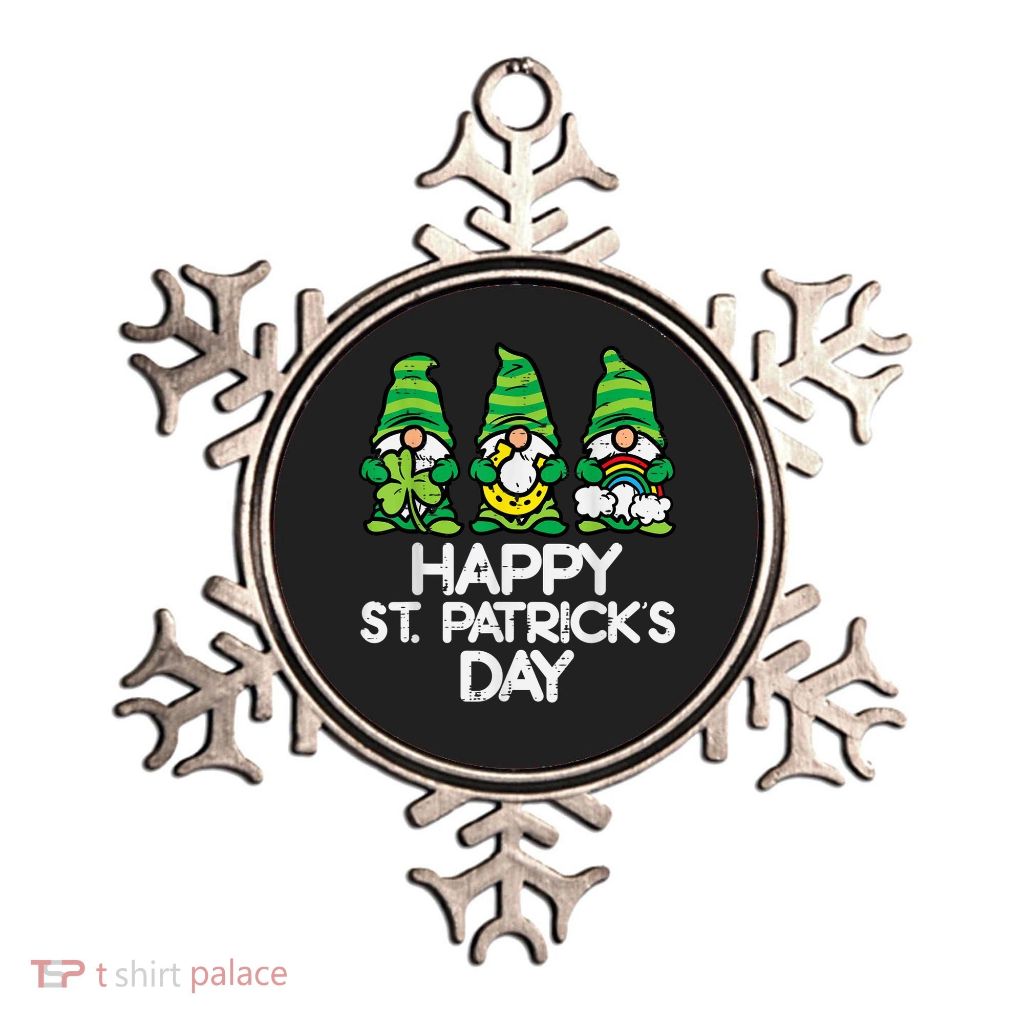 Happy St Patricks Day, St Paddys Day, Funny St Pattys Day Gnomes Ornament