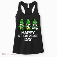 Happy St Patricks Day, St Paddys Day, Funny St Pattys Day Gnomes Women's Tank Top thumb 0