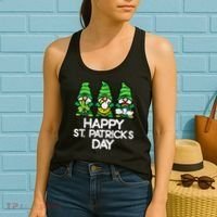 Happy St Patricks Day, St Paddys Day, Funny St Pattys Day Gnomes Women's Tank Top thumb 2