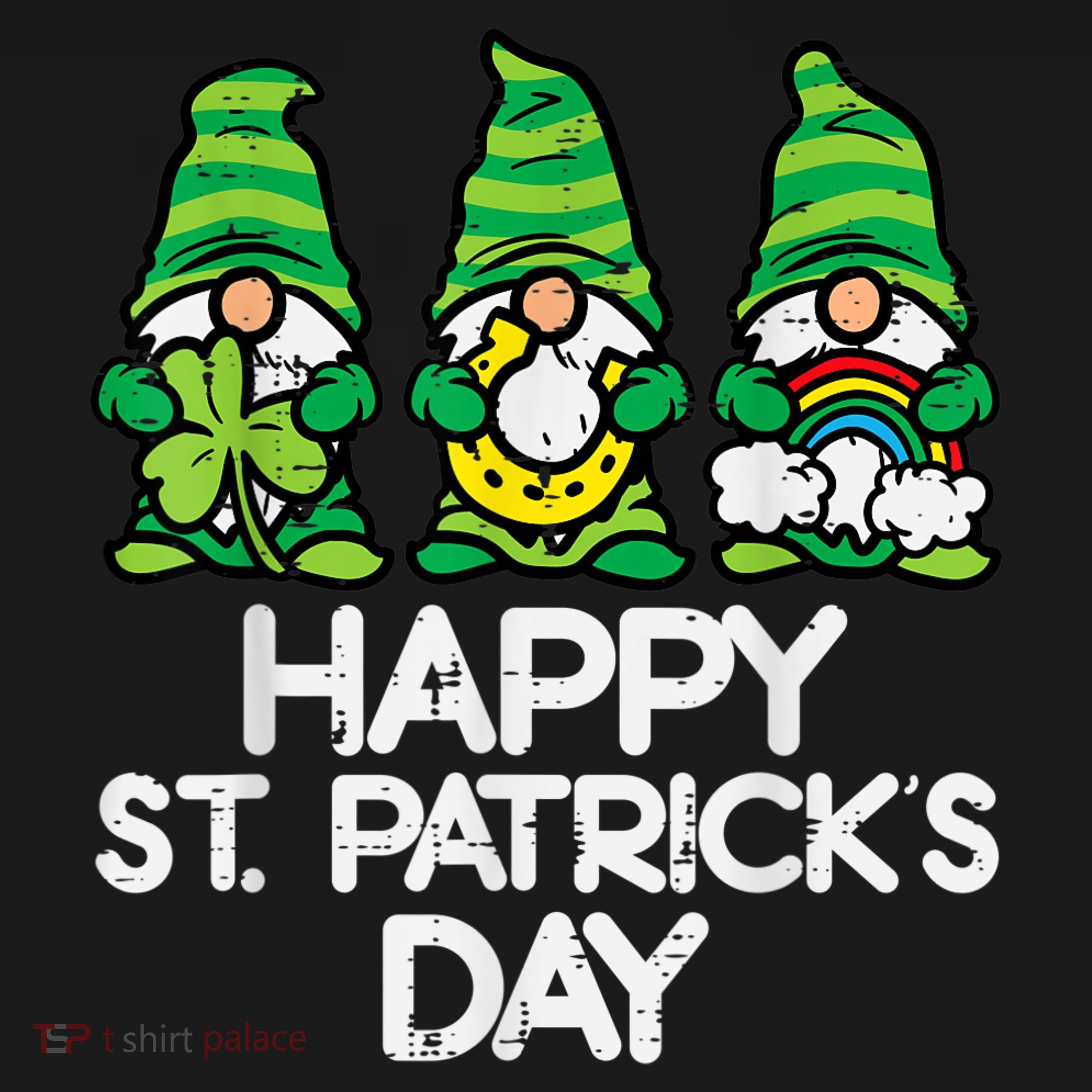 Happy St Patricks Day, St Paddys Day, Funny St Pattys Day Gnomes Women's Tank Top