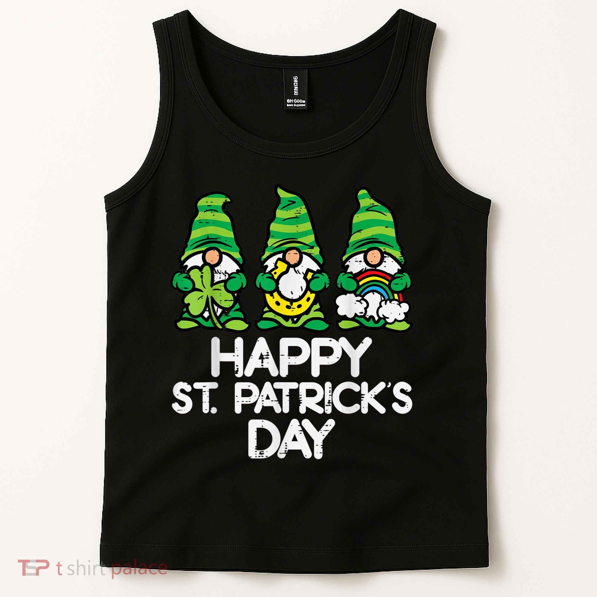 Happy St Patricks Day, St Paddys Day, Funny St Pattys Day Gnomes Tank Top