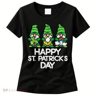 Happy St Patricks Day, St Paddys Day, Funny St Pattys Day Gnomes Women's T-Shirt