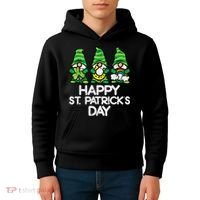 Happy St Patricks Day, St Paddys Day, Funny St Pattys Day Gnomes Kids Hoodie thumb 4