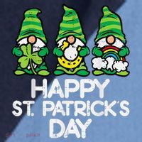 Happy St Patricks Day, St Paddys Day, Funny St Pattys Day Gnomes Raglan Baseball Sleeve Shirt thumb 2