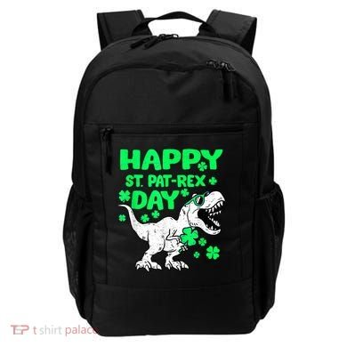 Happy St PaT Rex Dinosaur Saint Patrick's Day Backpack
