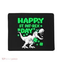 Happy St PaT Rex Dinosaur Saint Patrick's Day Mousepad thumb 0