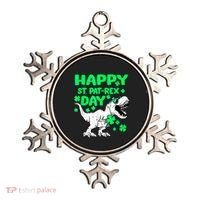 Happy St PaT Rex Dinosaur Saint Patrick's Day Ornament thumb 0