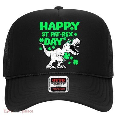 Happy St PaT Rex Dinosaur Saint Patrick's Day Hat
