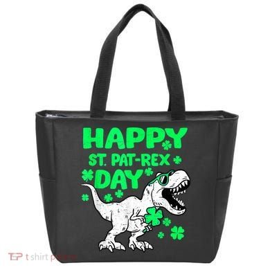 Happy St PaT Rex Dinosaur Saint Patrick's Day Tote Bag