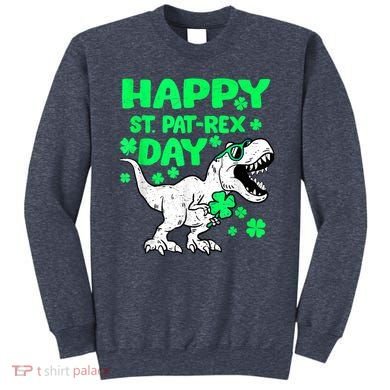 Happy St PaT Rex Dinosaur Saint Patrick's Day Sweatshirt