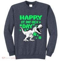Happy St PaT Rex Dinosaur Saint Patrick's Day Sweatshirt thumb 0