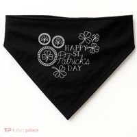 Happy St Patrick's Day Holiday Gift USA-Made Doggie Bandana thumb 0