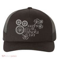 Happy St Patrick's Day Holiday Gift Yupoong Adult 5-Panel Trucker Hat thumb 0