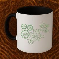 Happy St Patrick's Day Holiday Gift Coffee Mug thumb 2