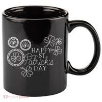 Happy St Patrick's Day Holiday Gift 11oz C Handle Ceramic Mug thumb 0