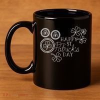 Happy St Patrick's Day Holiday Gift 11oz C Handle Ceramic Mug thumb 4
