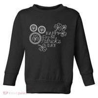 Happy St Patrick's Day Holiday Gift Toddler Sweatshirt thumb 0