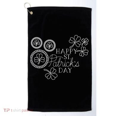 Happy St Patrick's Day Holiday Gift Golf Towel